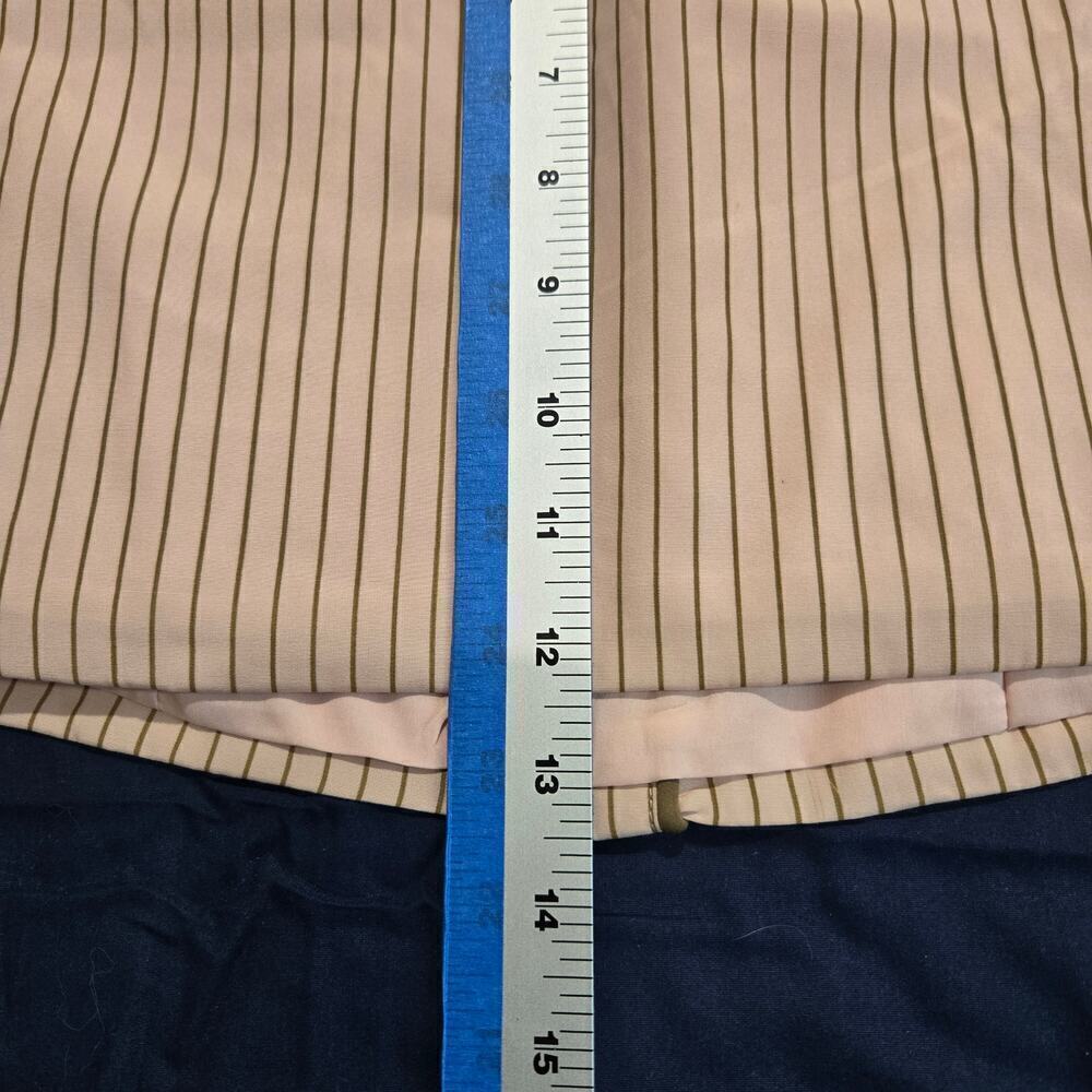 NWOT Blue Blush Pinstripe Pink Bandeau Top Size S Preppy Old Money - Picture 8 of 12